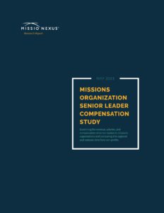 2021 Missions Organization Senior Leader Compensation Study - Research Report