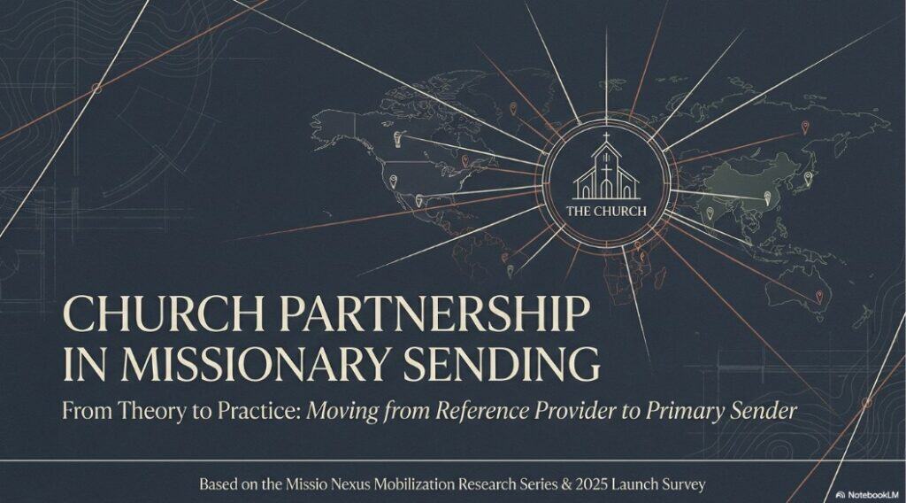 Church partnership in missionary sending with global connections and outreach.