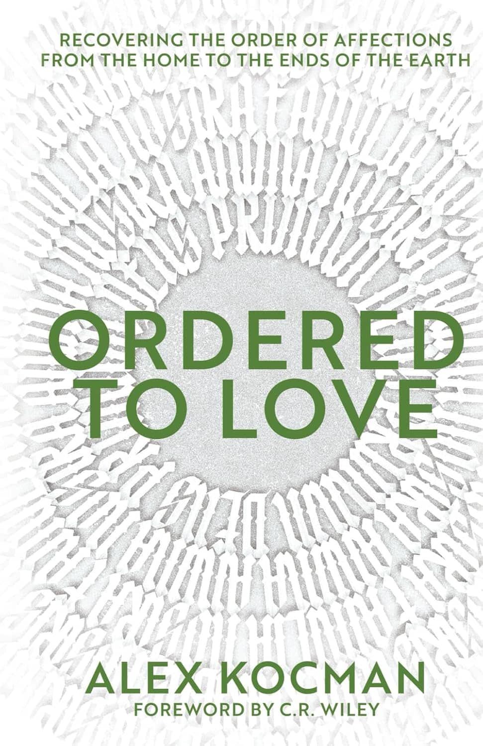 Book cover of 'Ordered to Love' by Alex Kocman with white and green design.